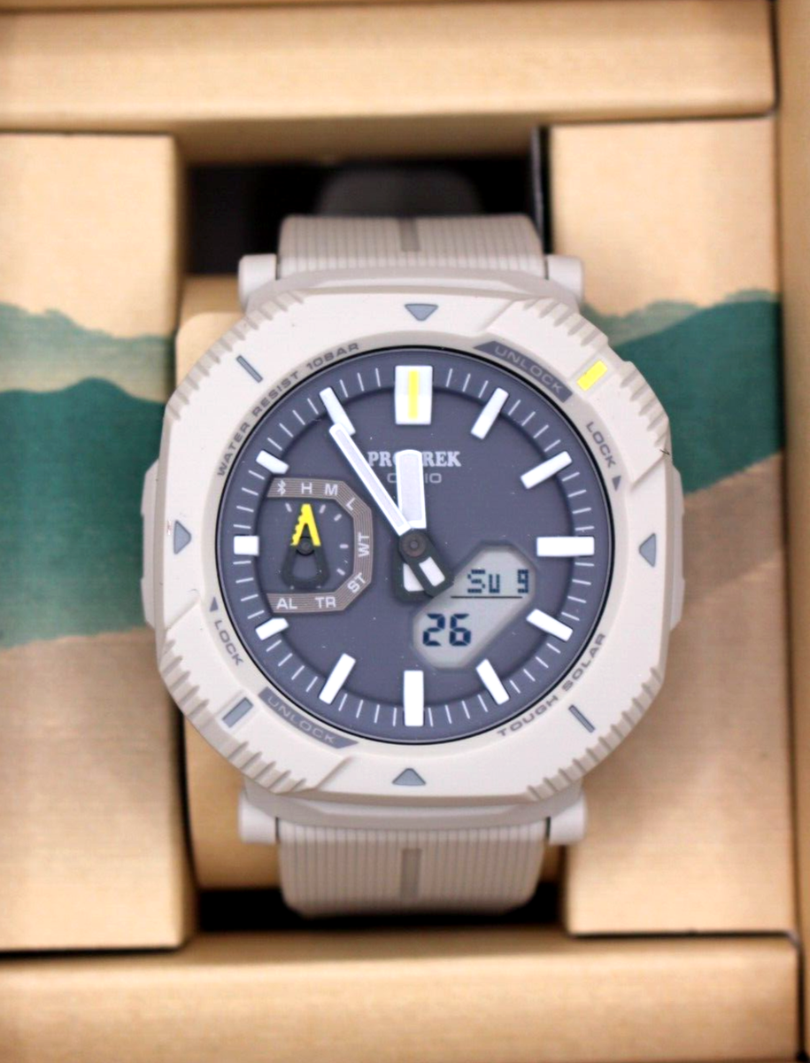 CASIO PRO TREK PRJ-B001-7JF Hiker Line Solar Bluetooth Analog