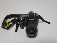 Nikon D80 DSLR Camera 10.2MP, DX 18-55mm Lens w/Batt. Parts (Error, No Pictures)