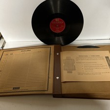 Vintage Decca Record Album With 12 1937-1950&rsquo;s Shellac 78 Record Albums (tested)