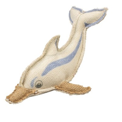 Hundespielzeug Canvas Delfin Hund robust