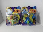 Vintage 1991 Just Toys Zen Intergalactic Ninja Action 2 Figure Lot NIB MOC