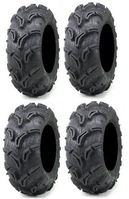 Full set of Maxxis Zilla 30x9-14 and 30x11-14 ATV Mud Tires (4)