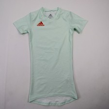 adidas Short Sleeve Shirt Girl's Mint Green New without Tags