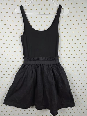 Vestido Patinador Vintage Victoria's Secret ROSA Negro Bolsillos Sin Mangas Talla M - Imagen 1 de 4