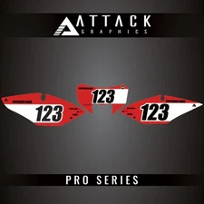 Attack Graphics Pro Series Number Plate Backgrounds For Honda CRF450RL 2021