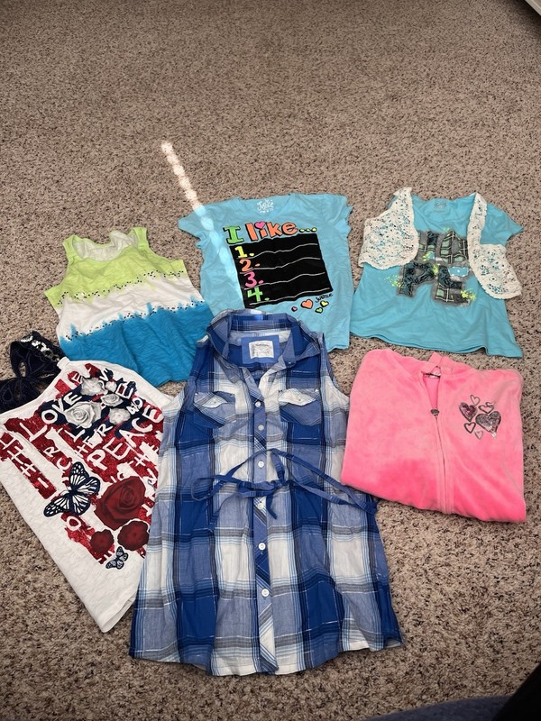 Lot Of Girls New Size 12 Justice Clothing Tops Hoodie