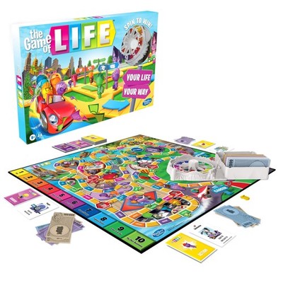 Hasbro Games The Game Of Life Classic 2-4 Player Board Game, English/French, Age