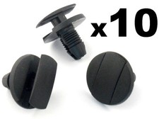 10x Peugeot Wheel Arch Lining, Undertray & Splashguard Plastic Trim Clip / Rivet