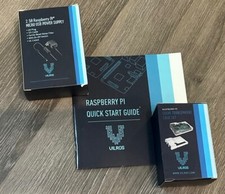 2.5a Raspberry Pi Power Supply And Clear Transparent Case