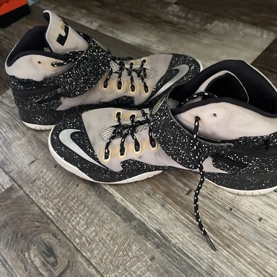 Nike Zoom soldier 8 men\'s 9 black/white‎ sneakers Nike Zoom Lebron Soldier 8 VIII 2015 653641-001 Black Shoes  main image 4