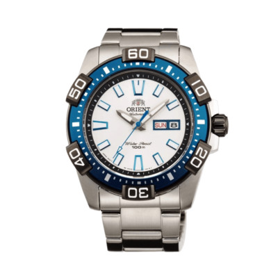 ORIENT Marine Sporty Automatic 100M Watch White Dial EM7R003W Made in Japan