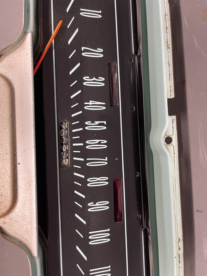 Chevy Impala 1965 tablero velocímetro BelAir Biscayne calibre racimo odómetro bisel Foto 3 de 4