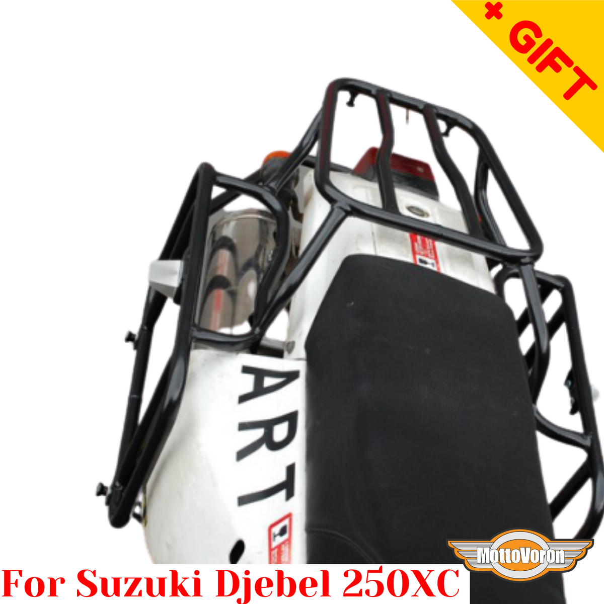 For Suzuki Djebel 250 XC rack luggage system Djebel 250XC side