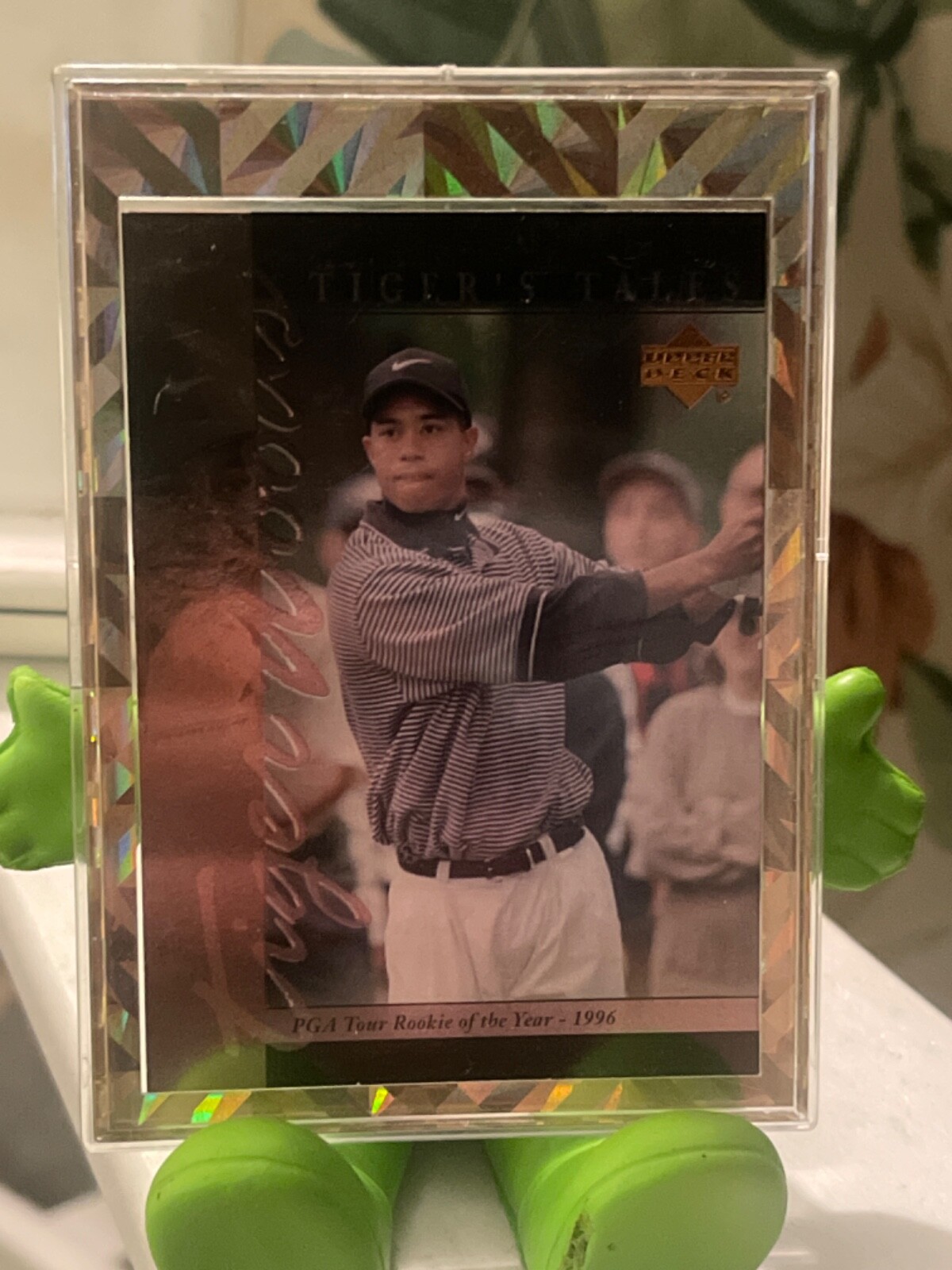 2001 Upper Deck Tiger's Tales w/ 🔥 gold edge case #TT14 1996 Rookie Of Year