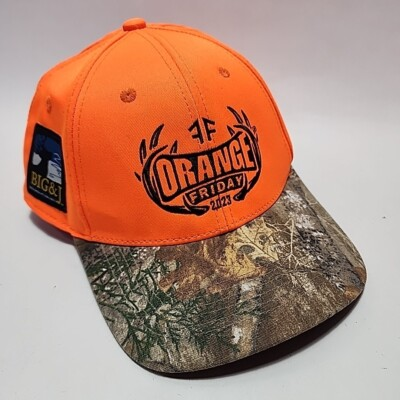 #ad Mills Fleet Farm Blaze Orange Friday 2023 Camo Truckers Ball Cap Hat Big amp; J $8.99
