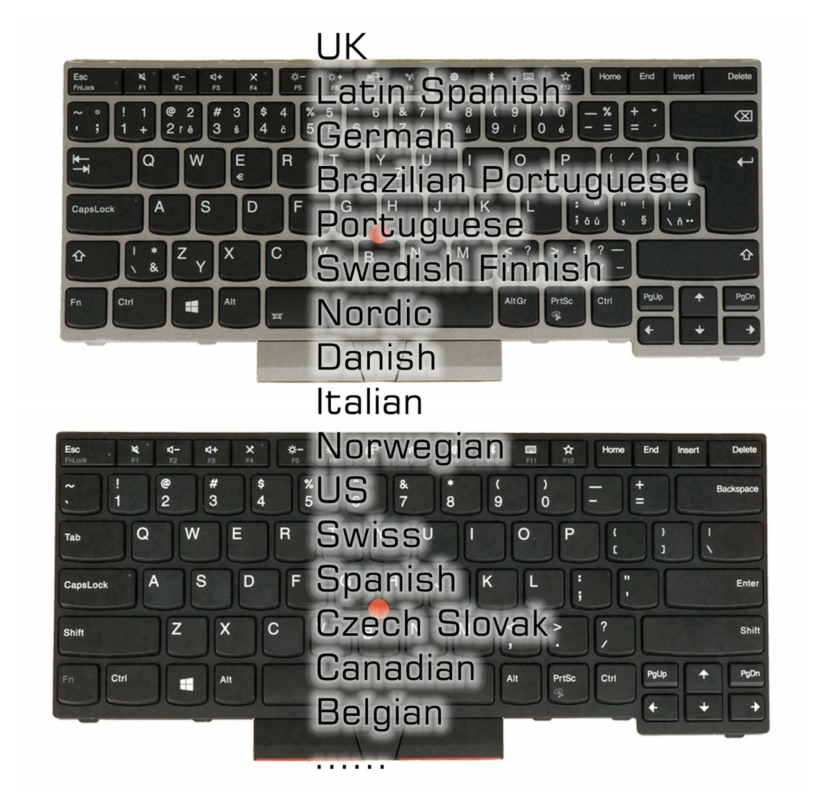 Clavier AZERTY Rétroéclairé Neuf Pour Lenovo Edge 15 (80H1, 80K9)