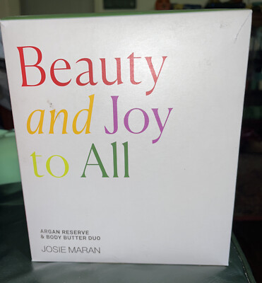 JOSIE MARAN BEAUTY TO ALL GIFT SET 24 OZ UNSCENTED BODY BUTTER/1.5 OZ RESERVE 