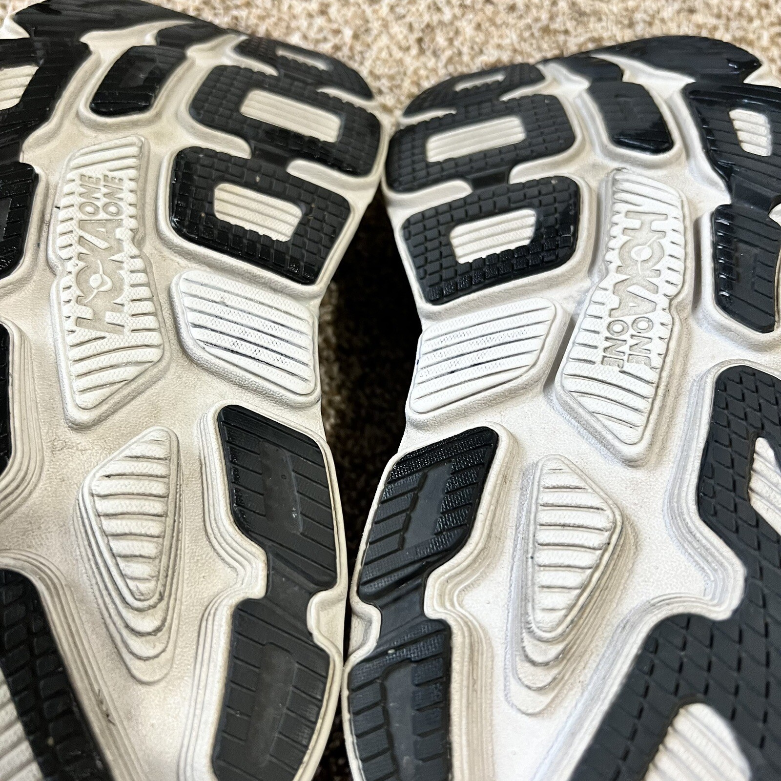 Hoka One One Men's Bondi 7 Athletic Shoes Size 10 4E X Wide Gray eBay