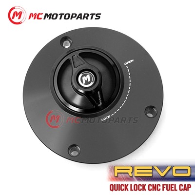 REVO Black Quick Lock Fuel Cap For Tracer 900 GT 18 19