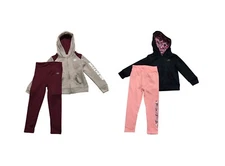 Skechers 2 Piece Set Active Jogger Jacket Hoodie  and Leggings variety + size's