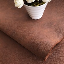 Brown Distressed Vintage Look Veg Tan Full Grain 100% Real Cowhide Leather