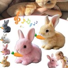 Interaktives Kaninchen Spielzeug,Ostergeschenke Kinder, Hüpfendes Kaninchen NUE
