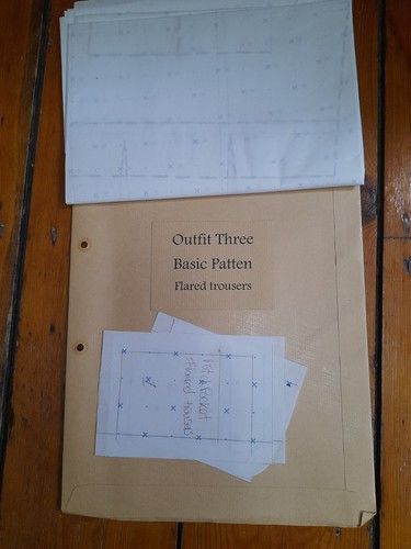 Sewing pattern - women's flared trousers w patch pockets - original - Size 10/12 - Picture 2 of 2