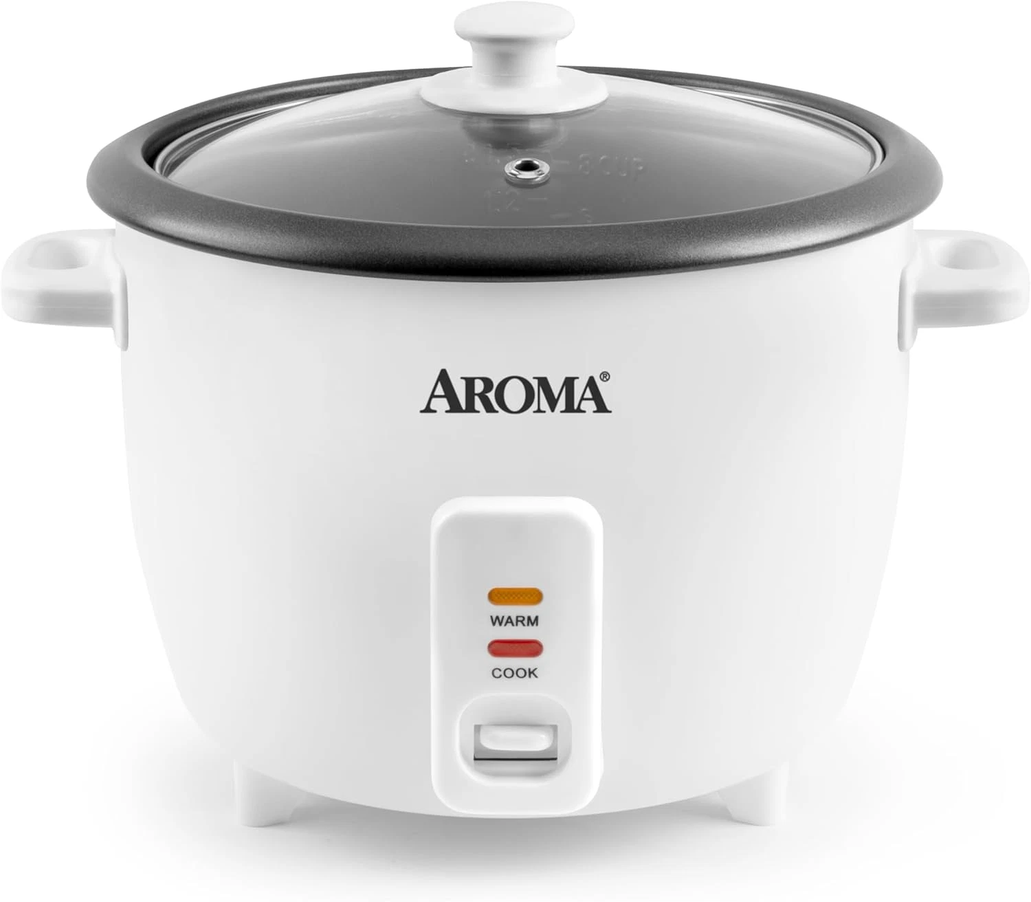 Arrozera de 8 tazas (crudo), 16 tazas (cocido), con control de un toque, blanca.