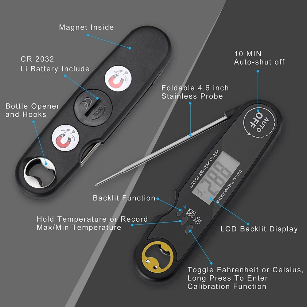 Meat Thermometer Instant Read