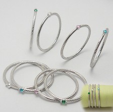 Echt 925 Silber Ring Fingerring Damen Zirkonia Sterlingsilber dünner Silberring