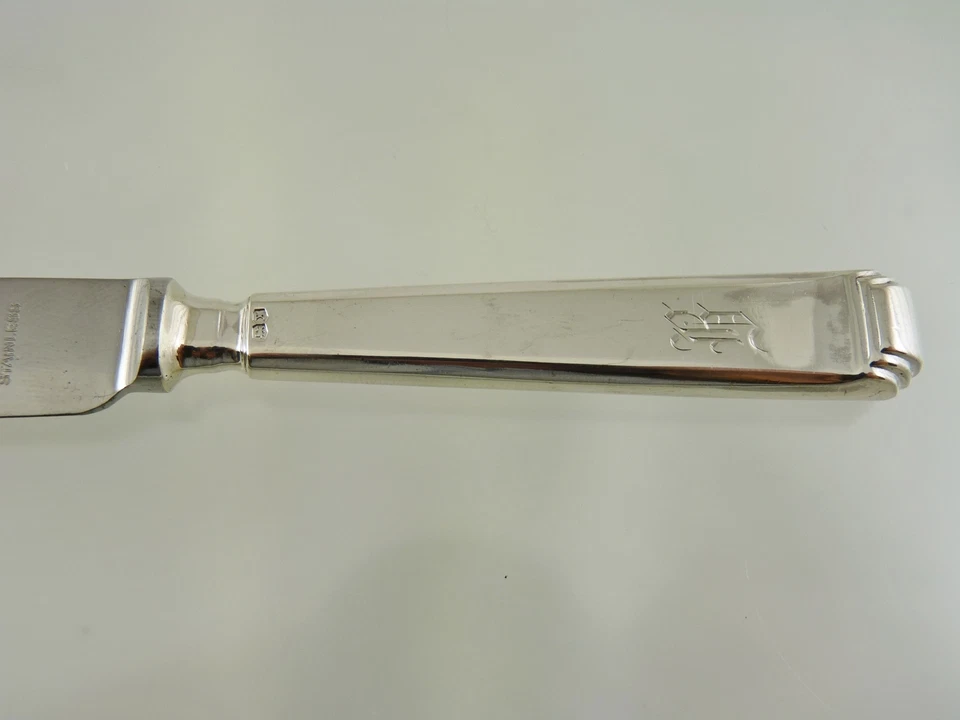 TUDOR 1958 DINNER KNIFE HOLLOW HANDLE FRENCH BLADE BY MAPPIN & WEBB "B" - Image 2 of 4
