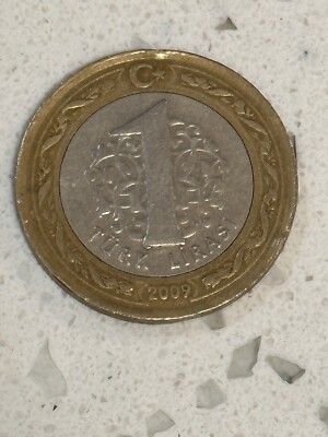 2009 Turkey 1 Lira Coin Circulated | eBay