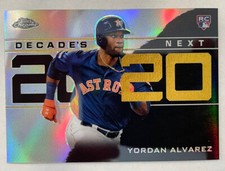 2020 Topps Chrome #DNC-4 Yordan Alvarez Refractor Decade's Next Rookie Card RC