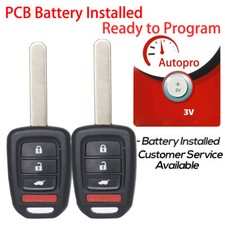 2 For 2016 2017 2018 2019 2020 2021 Honda Hr-v Keyless Car Remote Key Fob 2 For 2016 2017 2018 2019 2020 2021 Honda Hr-v Keyless Car Remote Key Fob