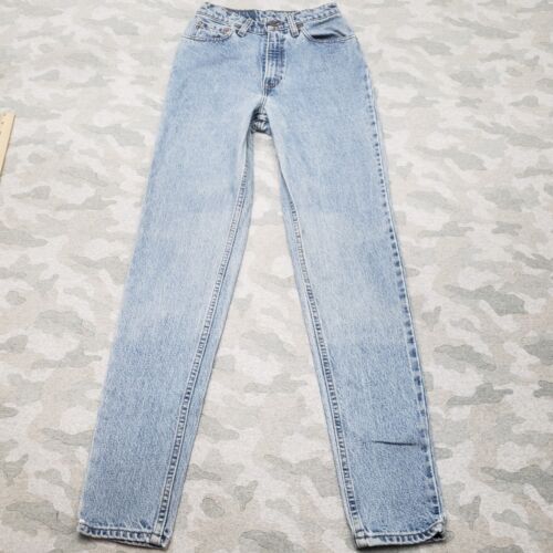 Vintage Levi's 512 Jeans Women's 5 Blue Slim Fit Tapered Leg Denim Light Wash