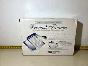 Creative Memories Personal Trimmer with Storage Drawer and Self-Healing Mat NIB
