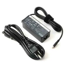 Genuine 45W USB-C AC Charger For Lenovo Chromebook 100e C330 81ER ThinkPad T490