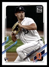 2021 Topps  Beau Burrows #123 Detroit Tigers Baseball Card