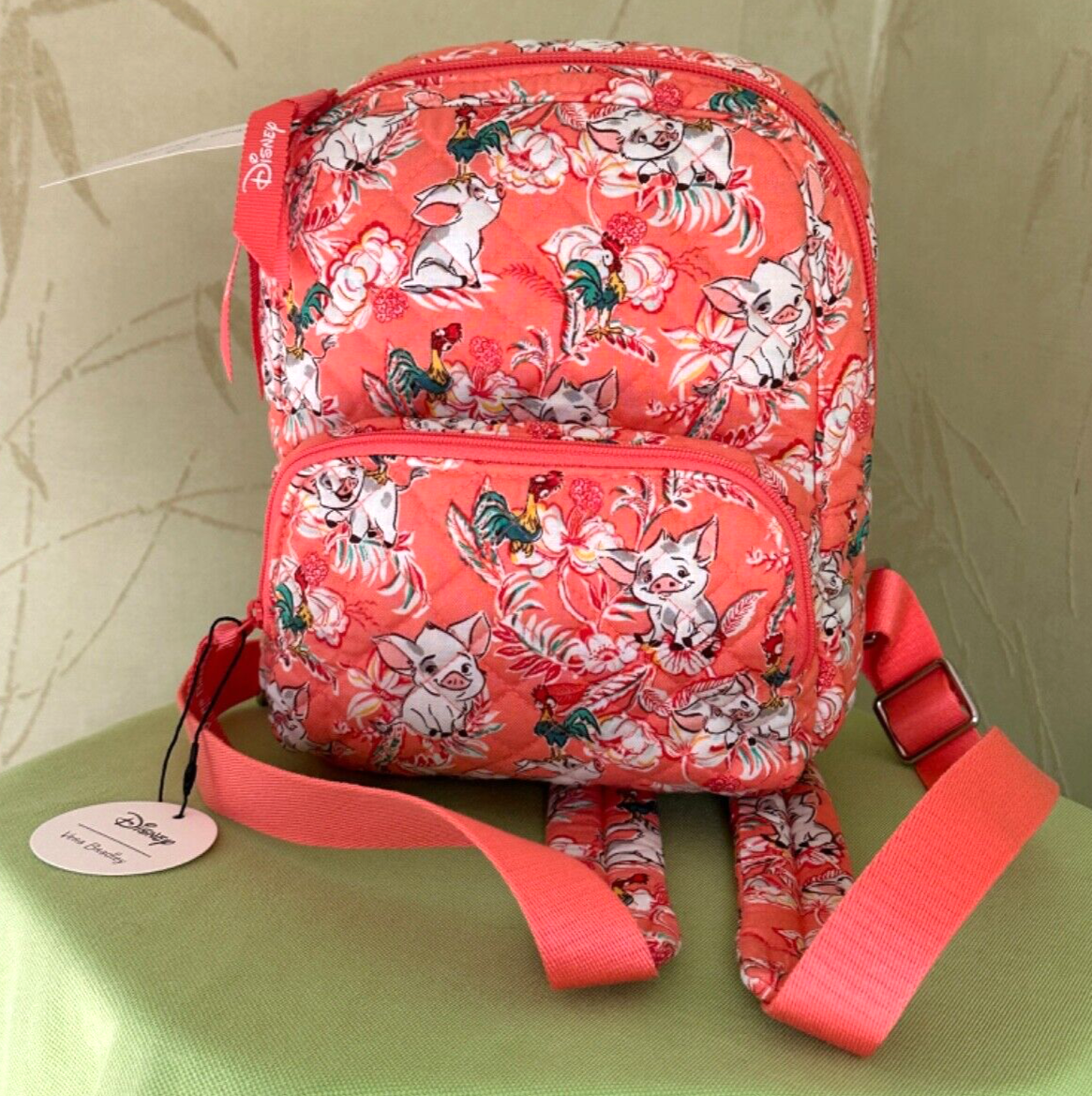 VERA BRADLEY DISNEY MOANA MINI BACKPACK:NWT PUA HEIHEI (see color note)
