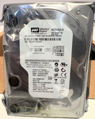 Western Digital Tornado 2D 7200 8MB PATA PMR 250GB 3HD STD