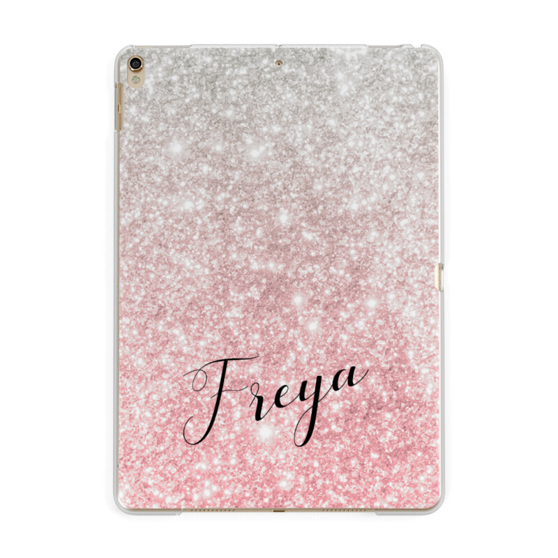 Custodia IPad Retrò Con Fiori E Monogramma Personalizzata – Per IPad 10.2, Air, Pro, Mini, Leggera