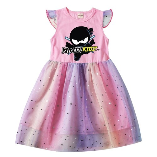 Ninja Kidz Vestido Dresses Toddlers Summer Kawaii Dress Little Baby girl dress - Picture 4 of 17