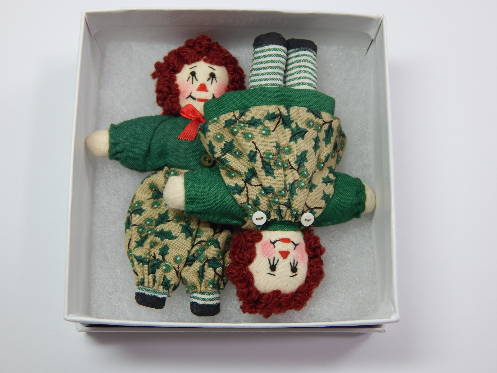 World of Miniature Bears By Theresa Yang Rag Doll Set 3.25" Hand Made #5900-GH 