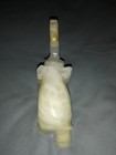Vintage Carved Sculpture Alabaster Marble Stone Or ONYX Elephant Figurine — photo 5