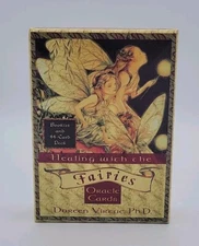 Healing with the Fairies Oracle Cards-Doreen Virtue 2001 Booklet & 44-Card Deck
