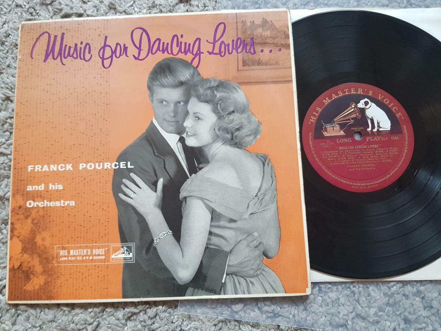 Franck Pourcel - Music for dancing lovers...  UK 10'' Vinyl LP