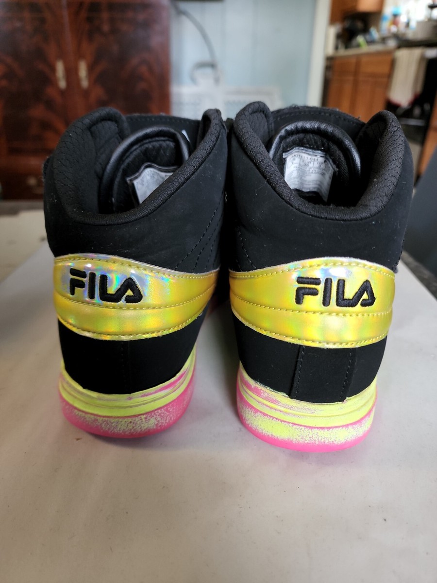 Fila Kids Vulc 13 3FM01113-044 Black Pink Casual Shoes