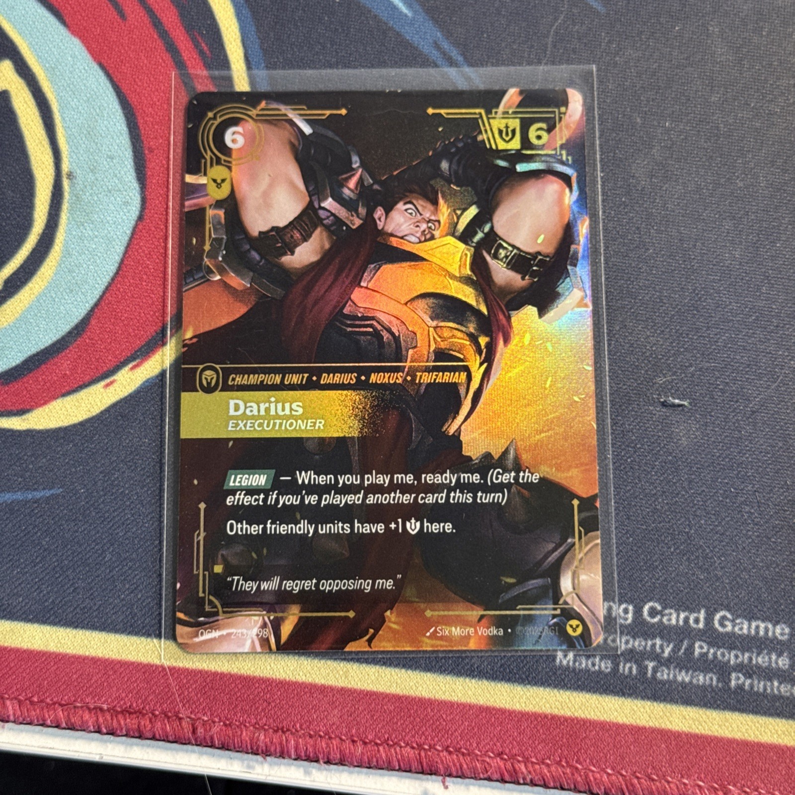 Darius - Executioner - 243/298 - Epic - Foil NM Riftbound Origins