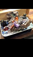 Hecate Morrigan Voodoo Crow Crossroads Protection Witch Bruja Altar Amulet V35