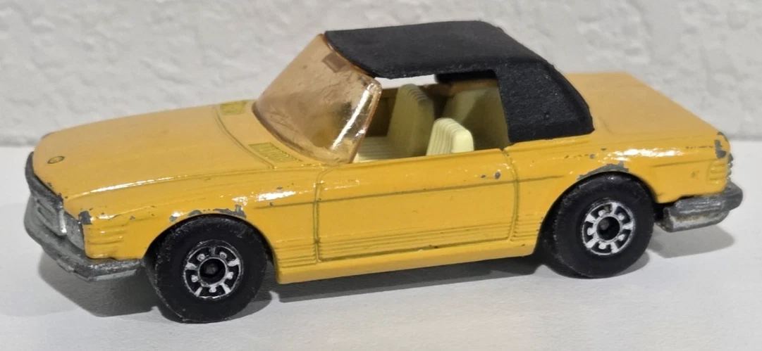 Matchbox Superfast Mercedes 350 Sl Jaune Ref 6 De 1973 Neuve Boite New Box